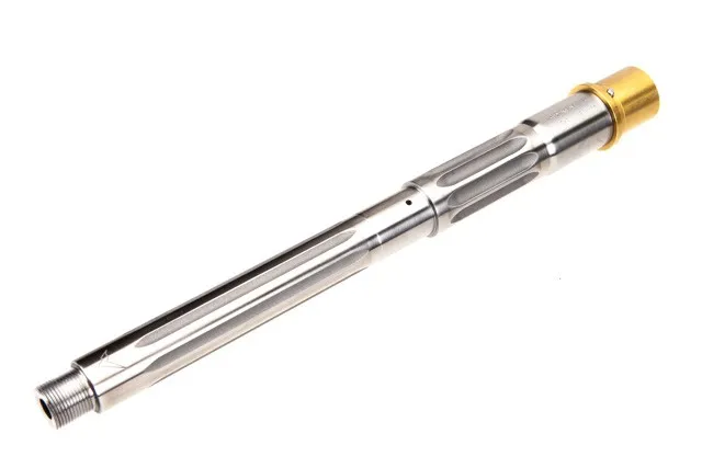 Rainier Arms Ultramatch MOD2 300 Blackout .800 Gas Block TiN Extension- 10.5 Polished