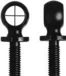 KNS Precision AR-15 Front Sight Crosshair Hooded Standard ARHDST