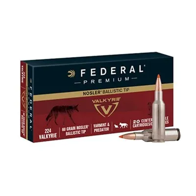Varmint Predator Nosler BT 224 Valkyrie 60gr Ballistic Tip 20/Box