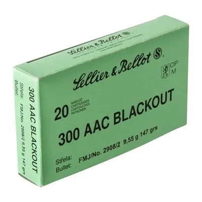 FMJ 300 AAC Blackout 147gr Full Metal Jacket 1,000/Case