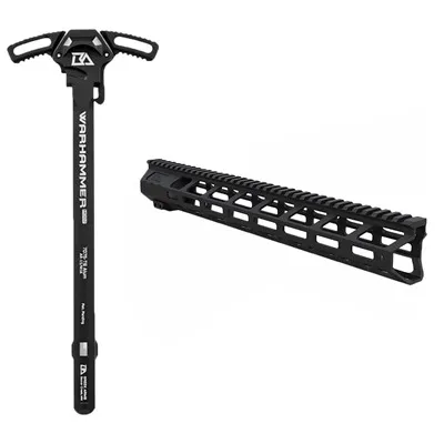 Mod2 Ambidextrous AR-15 Warhammer Charging Handle & 15" Rg2-S M-LOK Handgrd
