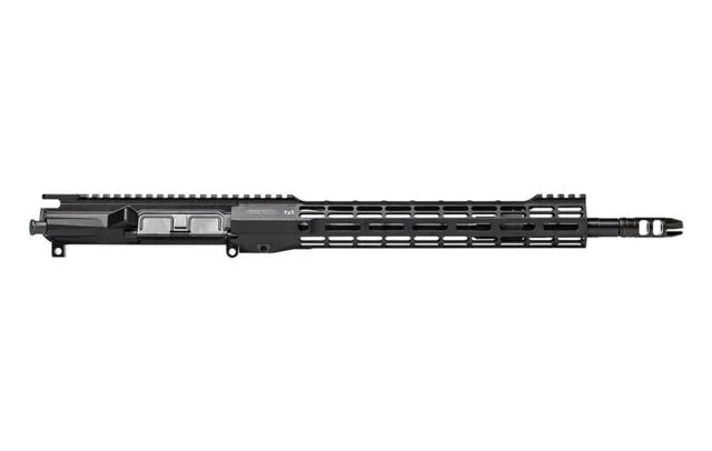 Aero Precision M4E1 Threaded Complete Upper Receiver 5.56 NATO 14.5 in Barrel Government Profile 1-7 Twist 1/2x28 Thread 12 in ATLAS S-ONE M-LOK