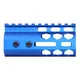 Guntec USA Air Lite Series Honeycomb M-LOK Free Floating Handguard w/ Monolithic Top Rail 4in Anodized Blue