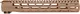 Grey Ghost Precision M-LOK Handguard AR-15 12.625 inch Aluminum 0.7 lb FDE Cerakote