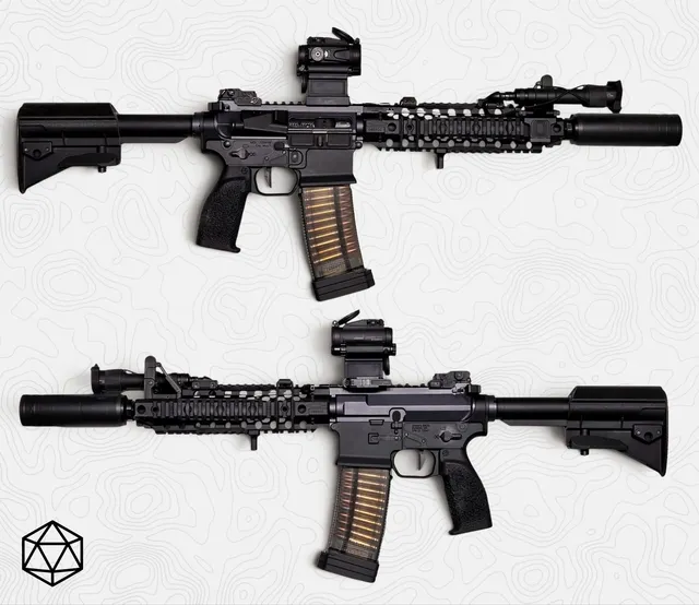 10.3-inch MK18-Style SBR on a VLTOR MUR-1A and Sharps Livewire