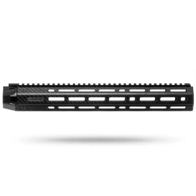 Lancer Systems LCH5 Gen 2 AR-15 Carbon Fiber Handguard 8 in Full Rail Black