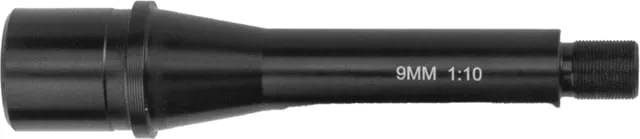 FM Products Mike-9 Ultralight AR-15 9mm Luger Threaded Rifle Barrel 5 inch 1-10 Twist 1/2x28 Salt Bath Nitride Black