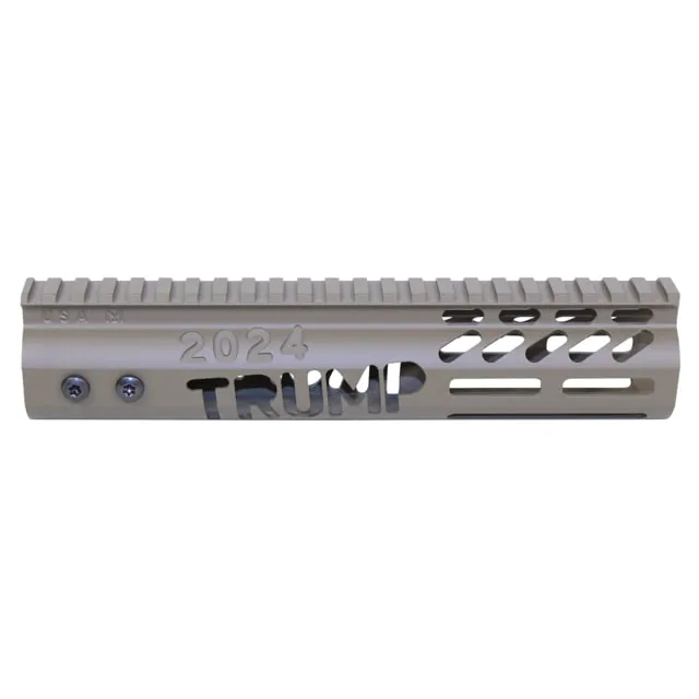Guntec USA Trump Series Limited Edition M-LOK System Free Floating Handguard w/ Monolithic Top Rail 9in Cerakote Flat Dark Earth