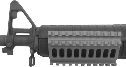 Versa-Pod US Tactical Systems MIL-STD-1913 Picatinny AR-15 Tri-Rail Mount Aluminum Black