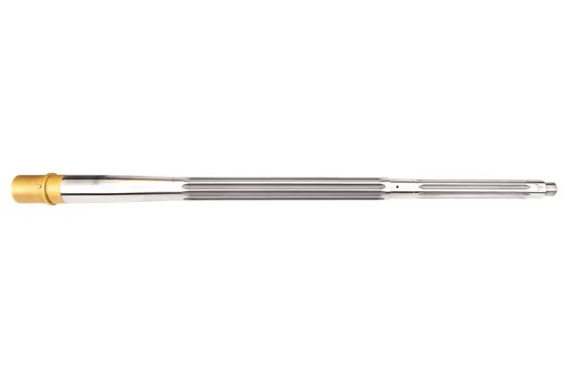 Rainier Arms Ultramatch MOD2 6.5 Creedmoor +2 Gas .875 Gas Block TiN Extension- 22" - Polished