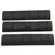 NBS Rubber Rail Covers (4 Pack) - Black