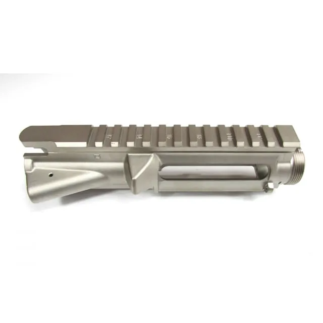 WMD Guns AR-15 Threaded Stripped Upper Receiver Forged NiB-X Silver