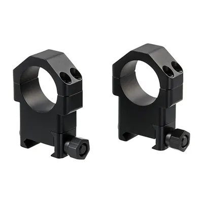 Tsr Picatinny Scope Rings - 1" High (1.185") Aluminum Rings