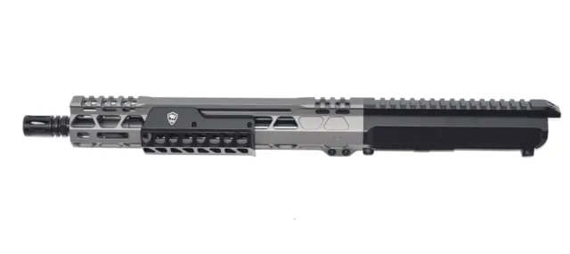 Bilson Arms BA15FC 223 Wylde 12.5in Forward Charging Complete Upper Assembly Carbine Length 1-7 Twist 1/2-28 TPI Tactical Grey/Graphite Black