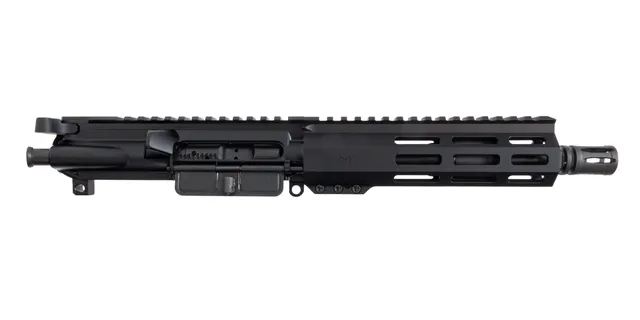 PSA 7.5" Pistol-length 5.56 NATO 1/7 Nitride 7" Lightweight Hex M-LOK Railed Upper With BCG & CH