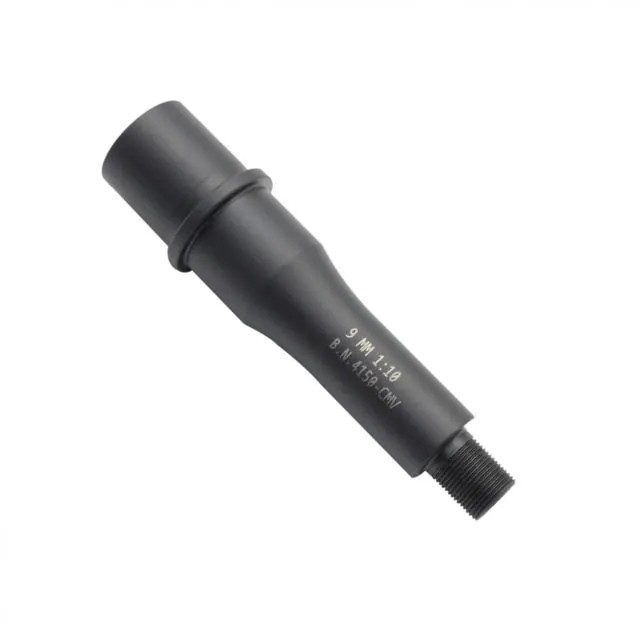 Tiger Rock Threaded Barrel AR-15 9mm 4.5in 1-10 Twist 1/2x36 Thread Pitch Black Nitride Finish Black Small