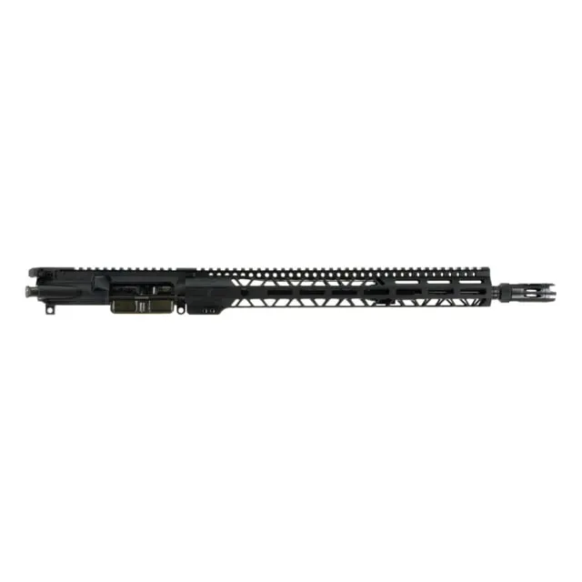 Faxon Firearms Match Series AR-15 6.5 Grendel 16in Upper Receiver Gunner Mid Length 1-8 Twist 5/8x24 w/BCG Black
