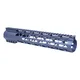 Guntec USA 12in AIR-LOK Series M-LOK Compression Free Floating Handguard With Monolithic Top Rail .308 Cal Anodized Grey