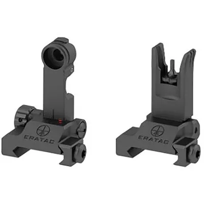 Backup Front & Rear Sight For AR15 Type Rifles W/Picatinny