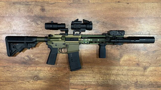 Griffin MK2 11.5-inch SBR in Warhawk Green with Geissele MK4 and Aimpoint PRO