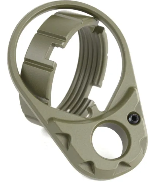 Armaspec Self-Retention Caste Nut and QD End Plate Aluminium OD Green