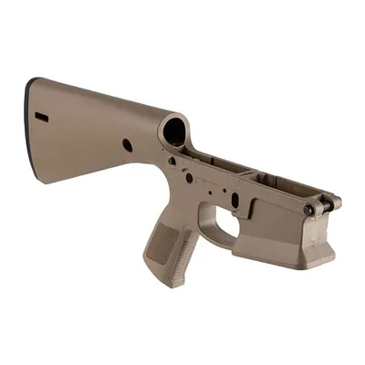 Blemished FDE Blemmed Kp-15 Lower Receiver Stripped W/Mil-Spec Selector