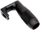 A3 Industries Compact Shorty Vertical Grip w/ Integrated Handstop 90 Degree 3.00in Knurled Aluminum Grip Aluminum Base Black