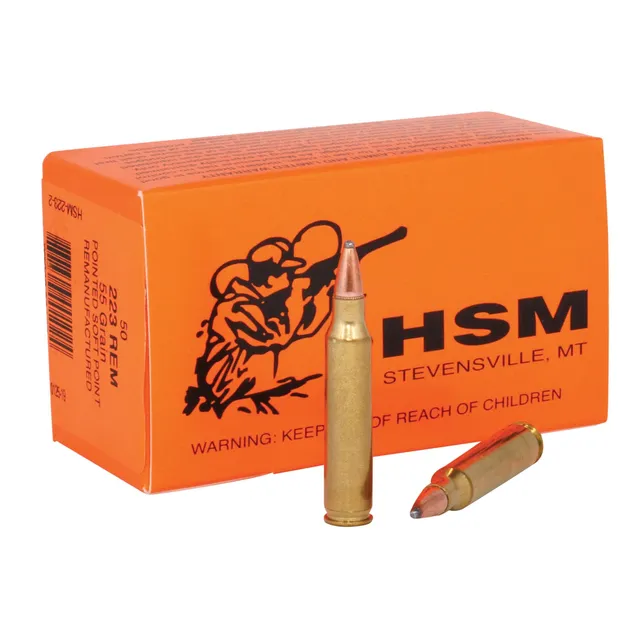 HSM Ammunition Varmint .223 Remington 55 gr SP