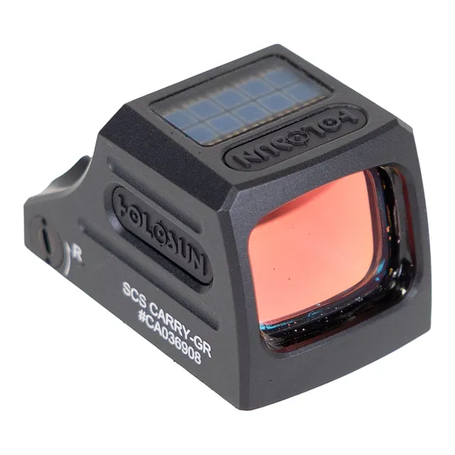 Holosun SCS Carry Solar Charging "K" Compact Green Dot, Black- SCS-CARRY-GR