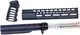 Guntec USA AR-15 10in Pistol Brace Build Kit With Milspec Buffer Tube Anodized Black