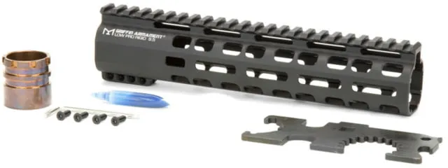 Griffin Armament Low Pro Rigid M-LOK Rail 9.5in Black Large