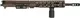 Dark Storm Industries DS-15 AR-15 Typhoon 5.56x45mm NATO 12.5in Upper Receiver Carbine Length 1-7 Twist 1/2x28 Cerakote Copperhead Brown