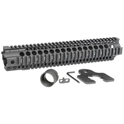 AR-15 Combat T-Series 1-Pc Free Float Handguard 12.625" BLK