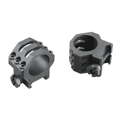 Six-Hole Picatinny Rings - 30mm Six-Hole Picatinny Rings, High