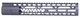 Guntec USA Air Lite M-LOK Free Floating Handguard w/Monolithic Top Rail 12in Black