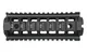 Dirty Bird AR-15 2-Piece Drop-In Quad Rail - 11.5", Black