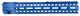 Strike Industries AR-15 M-LOK Handguard Rail 13.5in Blue
