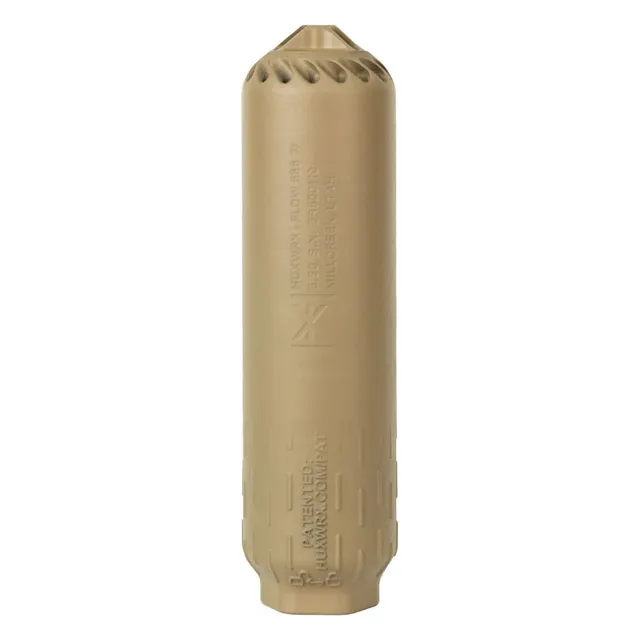 Huxwrx Flow 556 Ti Rifle Suppressor - FDE