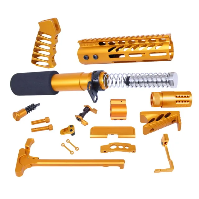 Guntec USA AR-15 Ultimate Pistol Kit Anodized Orange