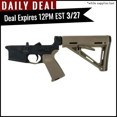 PSA AR-15 Complete Lower Magpul MOE Edition - Flat Dark Earth, No Magazine - 8857