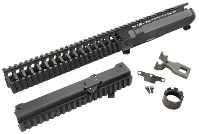VLTOR VIS-2 9" Mid-length Polylithic Upper W/ Forward Assist, Black - VIS-2AK