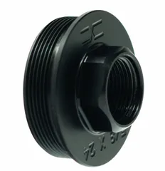 Faxon Stainless Steel Direct Thread to Hub Adapter - 5/8x24