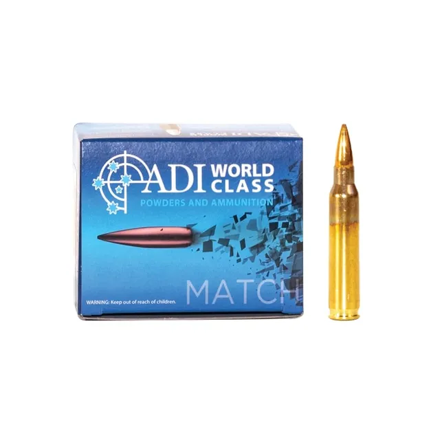 ADI World Class Ammunition .223 Remington 69 gr BTHP 20rds Rifle Ammo