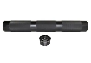 Sniper AR-15 15in Pistol Tubular / Round Forend Handguard 6061-T6 Aluminum .223/5.56 Mid-Length Matte Black