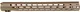Grey Ghost Precision AR-10 M-LOK Handguard 18 in FDE Cerakote