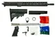 Ghost Firearms Upper Receiver Rifle Lower Parts Kit 9mm 9x19 Para 16in Carbine Light HBAR Barrel 1-10 Twist 14in M-LOK Free Float Hand Guard A2 Muzzle
