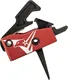 TRYBE Defense V2 Single Stage Drop-In Trigger AR-15 Straight 3.5-4lb Pull Weight Red