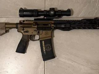 PSA Sabre 14.5-inch Burnt Bronze Build with Faxon Barrel and Fortis Night Rail