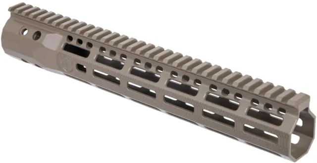 Troy Industries SOCC Gen 2 Free Float M-LOK Handguard AR-15 Aluminum Battle Rail FDE 12.5in