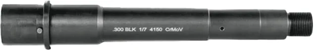 Lead & Steel AR-15 .300 AAC Blackout Threaded AR Barrel 5in Medium Micro Length 1-5 Twist 5/8x24 Nitride Black